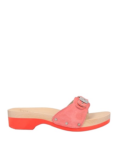 SCHOLL Mules and clogs Salmon pink Leather
