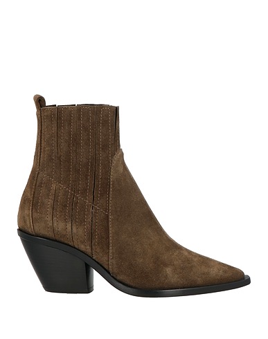 AGL Ankle boot Khaki Leather
