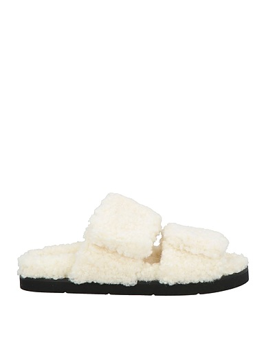 ERIKA CAVALLINI Sandals Cream 100% Polyester