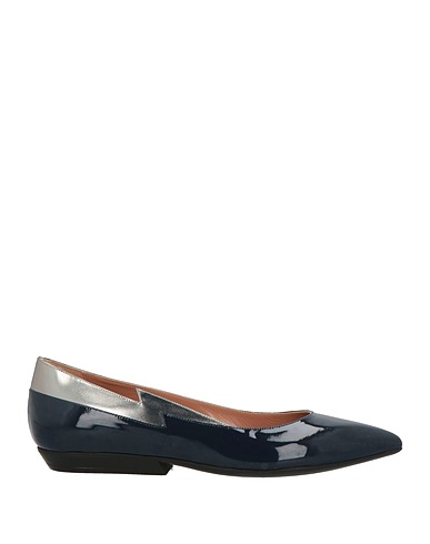 POLLINI Ballet flats Midnight blue Leather