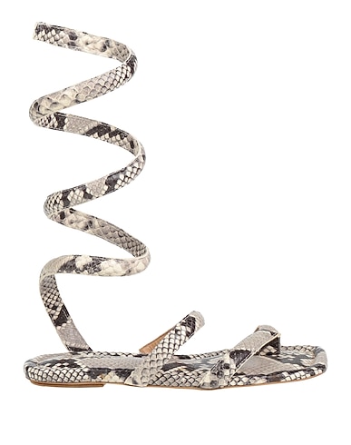 TWINSET Flip flops 100% Calf hair