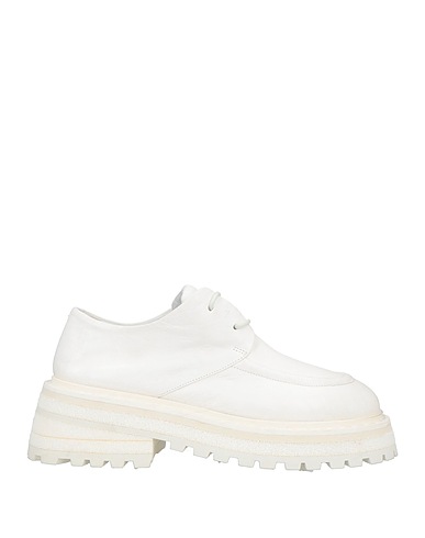 MARSÈLL Laced shoes White Leather