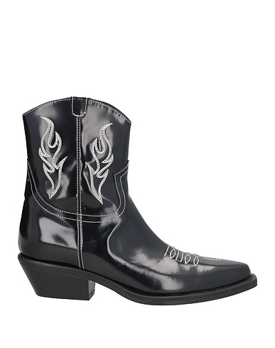 LIVIANA CONTI Ankle boot Black Leather
