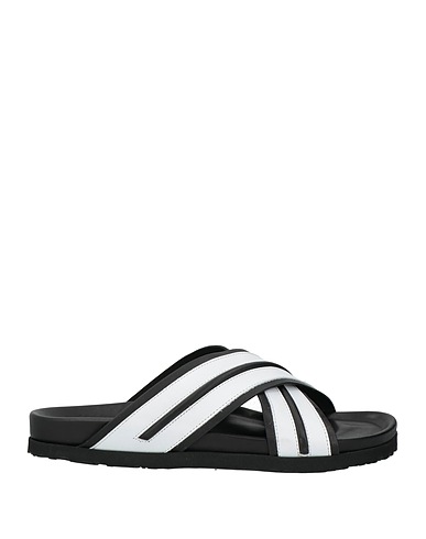PALM ANGELS Sandals White Leather