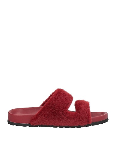 STAUD Sandali Bordeaux Fibre tessili