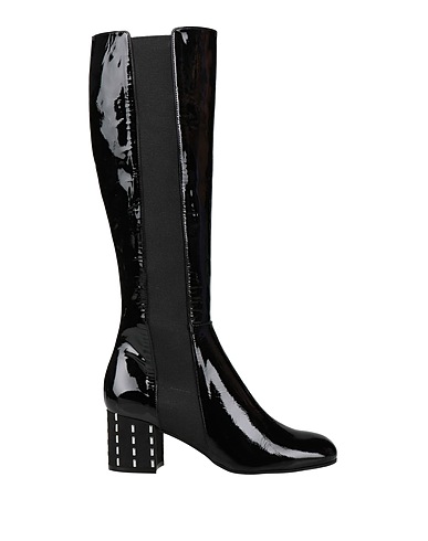 POLLINI Boots Black Leather