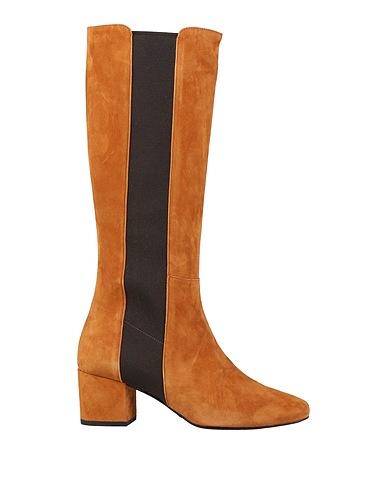 POLLINI Boots Camel Leather