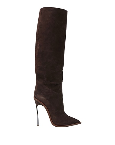 CASADEI Boots Dark brown Leather
