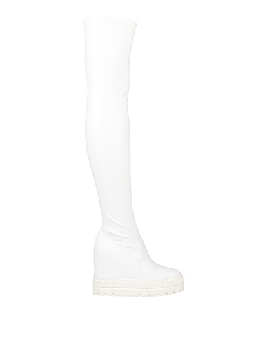 CASADEI Boots White Leather