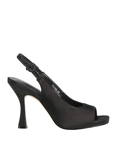 LUCIANO BARACHINI Sandals ELITE Black Textile fibres