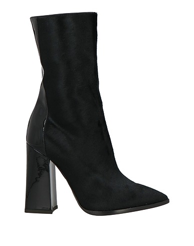 POLLINI Ankle boot Black Leather