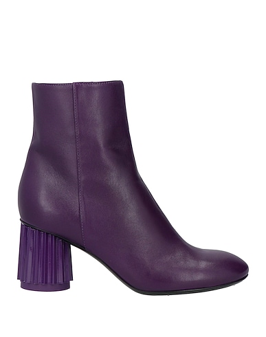 AGL Ankle boot Purple Leather