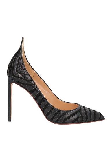 FRANCESCO RUSSO Pump Black Kidskin, Leather