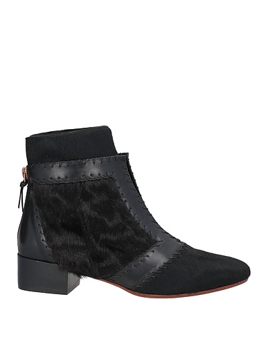 FRANCESCO RUSSO Stiefelette Schwarz Leder