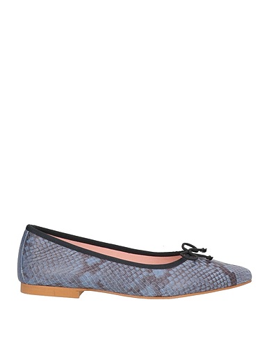 SKA Ballerinas Blaugrau Leder