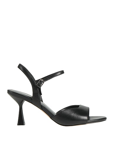 CAFèNOIR Sandals Black Leather
