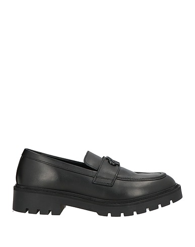 CALVIN KLEIN JEANS Loafers Black Leather