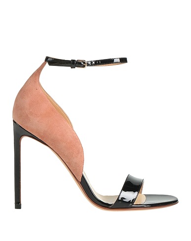 FRANCESCO RUSSO Sandals Black Leather