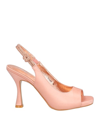 LUCIANO BARACHINI Sandals Blush Textile fibers