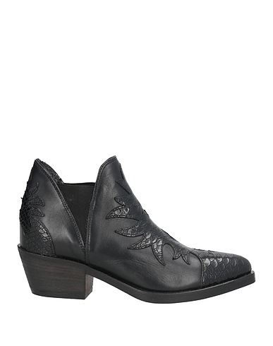 FABBRICA DEI COLLI Ankle boot Black Leather