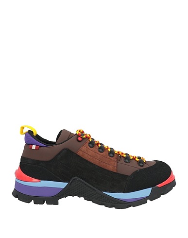 BALLY Sneakers BALLY HIKE Brown Leather, Textile fibers