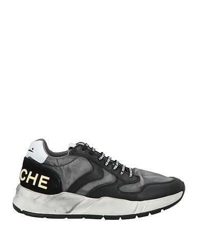 VOILE BLANCHE Sneakers Nero Pelle, Altre Fibre