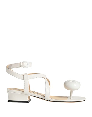 LOEWE Flip flops White Leather