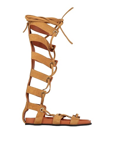 TWINSET Sandals Camel Leather