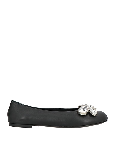 AREA Ballet flats Black Leather