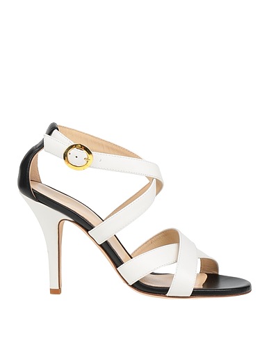 ARNIA Sandals White Calfskin, Leather