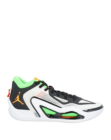 JORDAN Sneakers White Textile fibers, Rubber