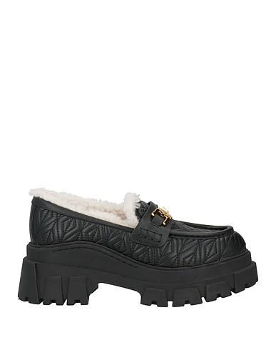 ELISABETTA FRANCHI Loafers Black Leather