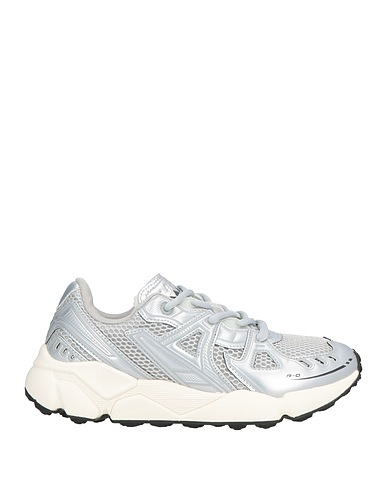 RUN OF Sneakers Silber Gewebefasern, Gummi