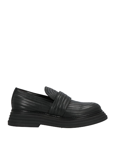 LAURA BELLARIVA Loafers Black Leather