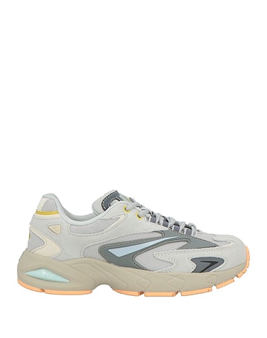 D.A.T.E. Sneakers Ανοιχτό γκρι Δέρμα, Ίνες υφασμάτων