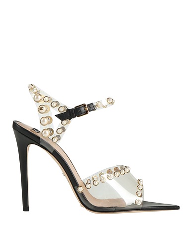 ELISABETTA FRANCHI Sandals Black Rubber