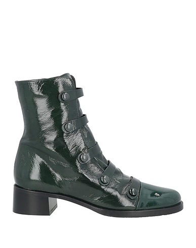 ZINDA Ankle boot Dark green Leather