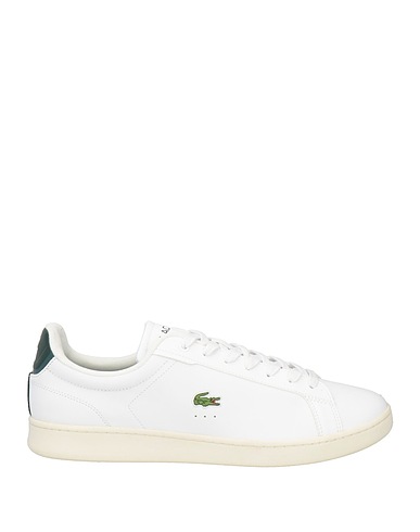 LACOSTE Sneakers White Leather, Other Fibres