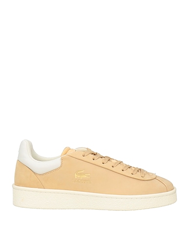 LACOSTE Sneakers Beige Pelle, Altre Fibre