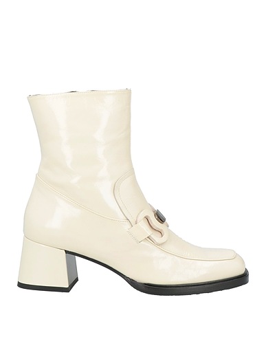 ZINDA Ankle boot Cream Leather