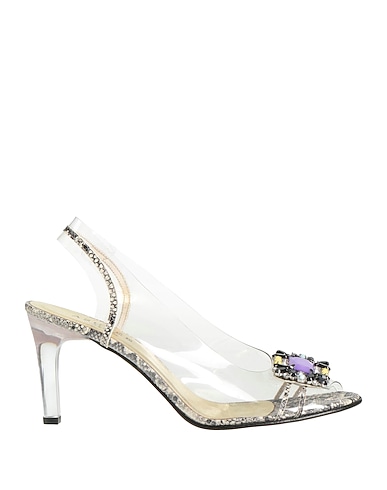 AZURÉE CANNES Sandals Transparent Plastic