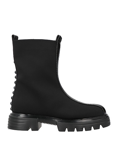 JEANNOT Ankle boot Black Textile fibers