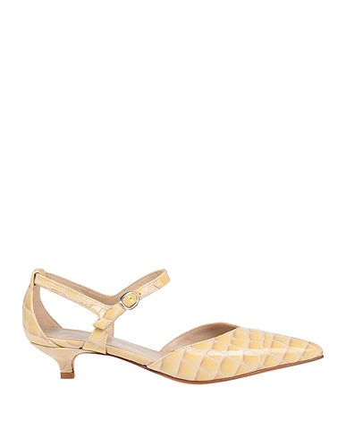 EMANUELA PASSERI Décolleté Beige Pelle