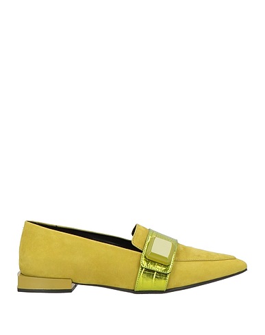 VICENZA) Loafers Military green Leather