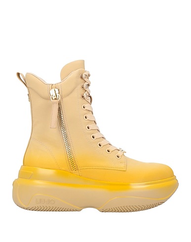 LIU •JO Ankle boot Beige Nylon
