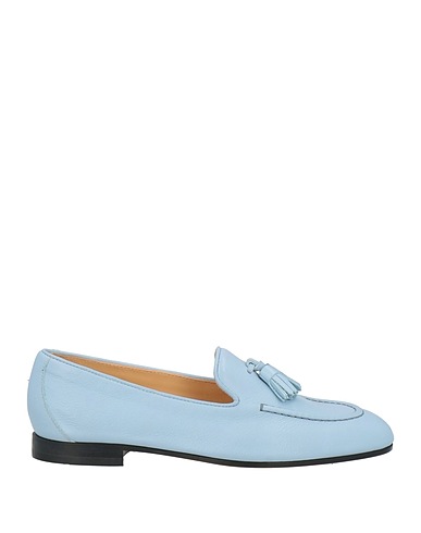 DOUCAL'S Loafers Sky blue Leather