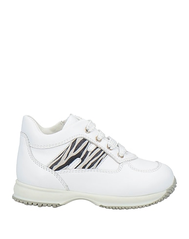 HOGAN Кеды и кроссовки BABY BIANCO Кожа