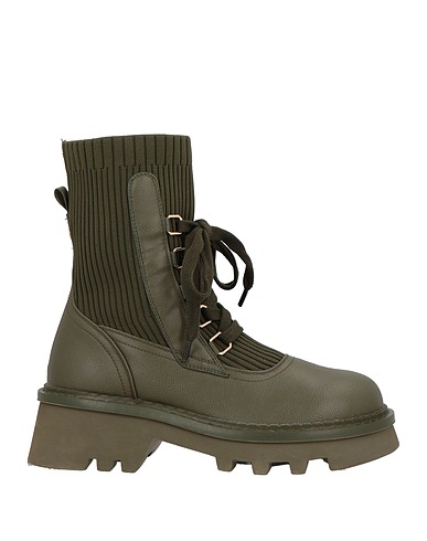 NOA HARMON Stivaletti Verde militare Fibre tessili