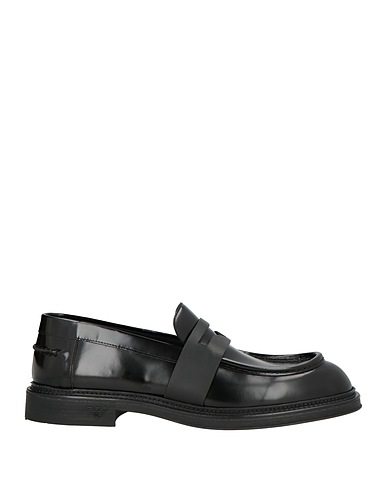 EMPORIO ARMANI Loafers Black Leather
