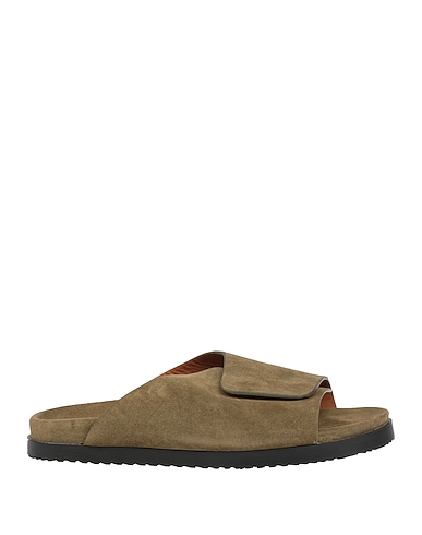 DOUCAL'S Sandals Military green Leather